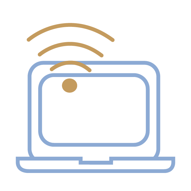 Connessione Internet W-Lan in ogni zona, utilizzabile gratuitamente.